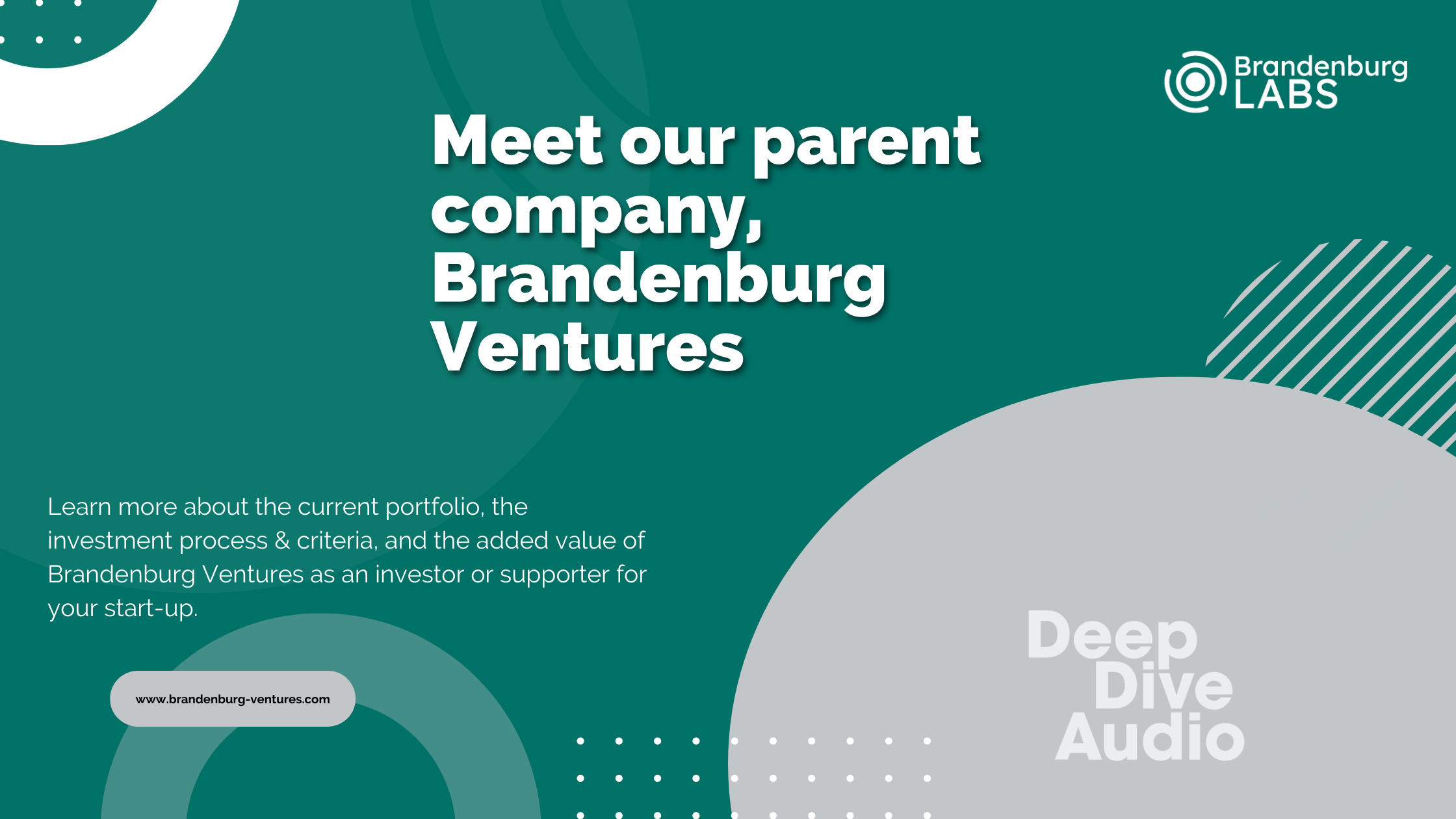 Meet our parent company, Brandenburg Ventures