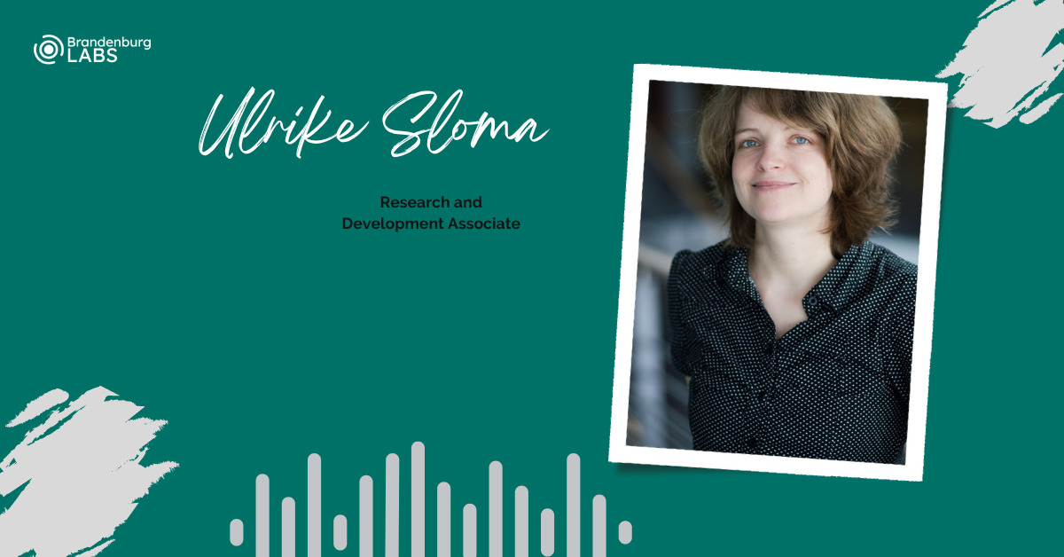 Meet the Team Ulrike Sloma
