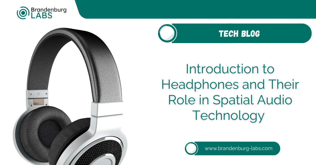 Pair of Headphones next to the written title of the articles