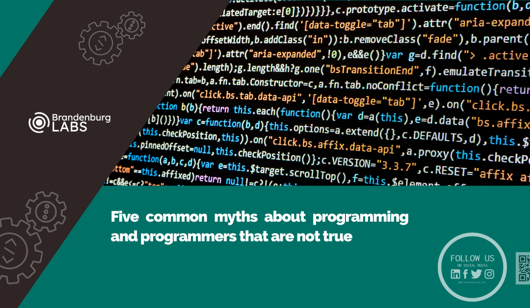 Five common myths about programming and programmers that are not true